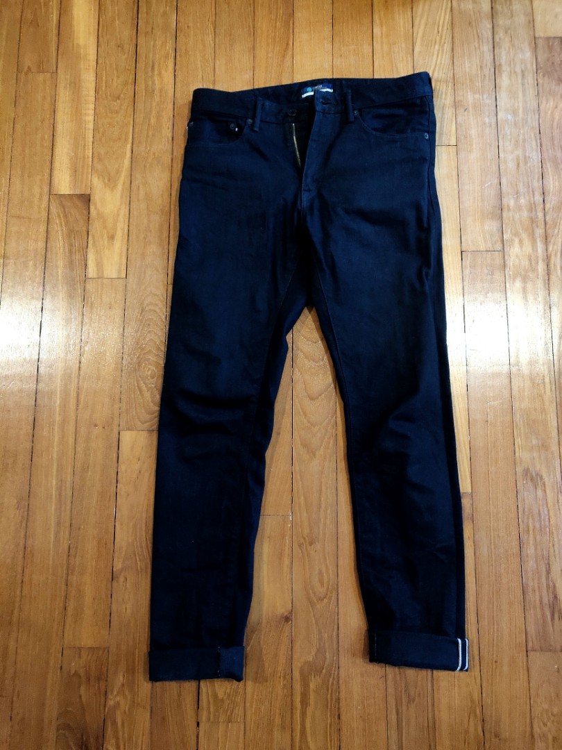 Japan Blue Jeans J216 Circle Tapered 14oz. Black Selvedge - 31, Men's ...