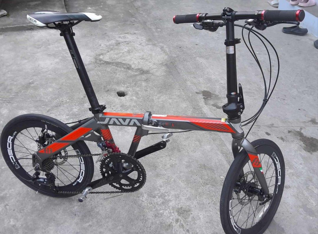 JAVA FIT FOLDING BIKE (Category: Bicycles) located in Taguig. Submitted by espiemar_17 (Listing ID 1267084993, Image 2). Description: GOOD AS NEW FOLDING BIKE.