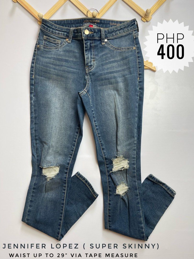 Jennifer lopez super skinny sales jeans