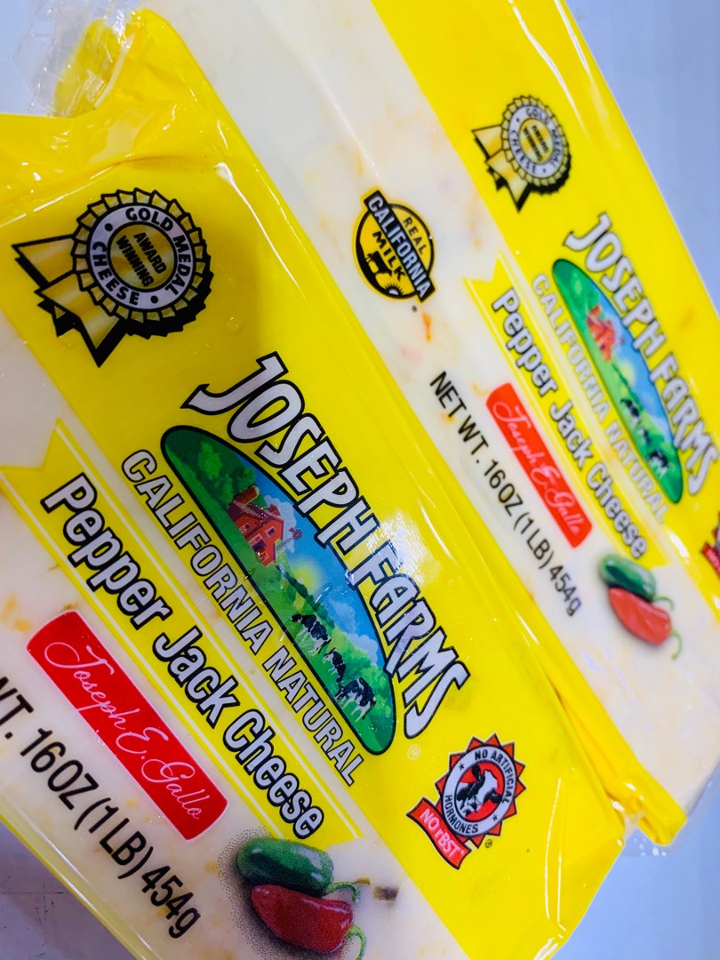 JOSEPH FARMS PEPPER JACK CHEESE 454G, Food & Drinks, Chilled