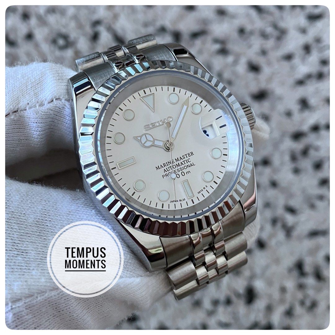White hotsell automatic watch