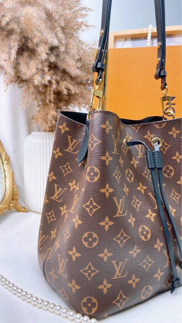 Monogram neonoe mm black outlet