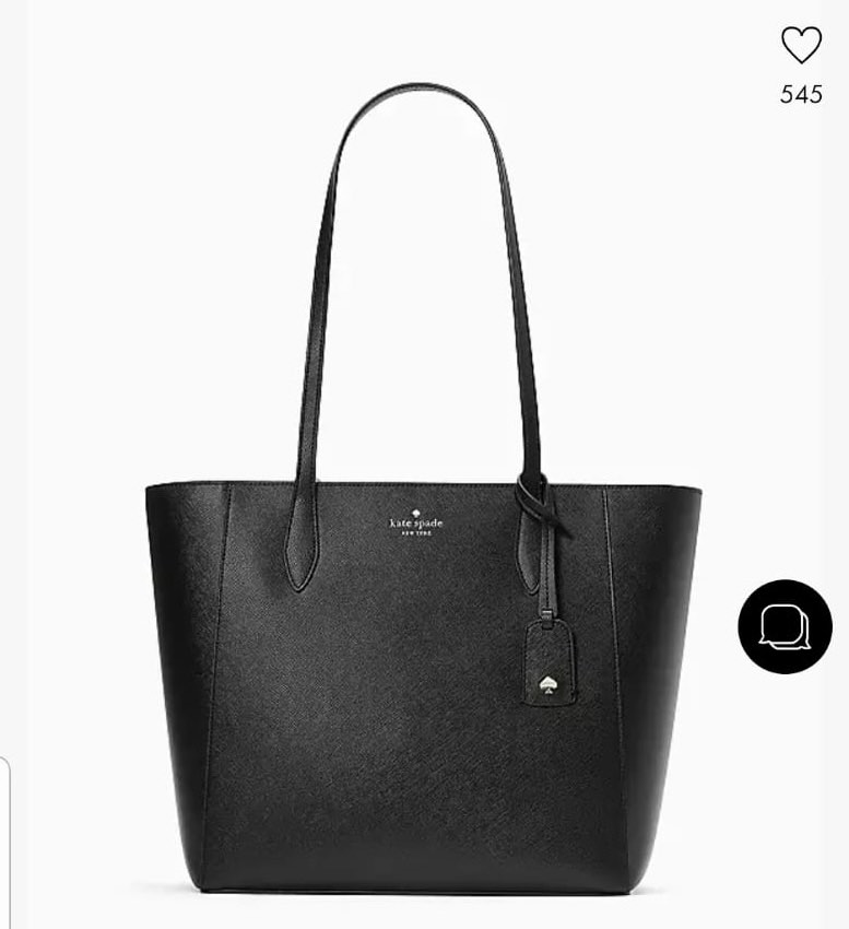 Kate Spade Totebag Black, Women's Fashion, Bags & Wallets, Tote Bags on