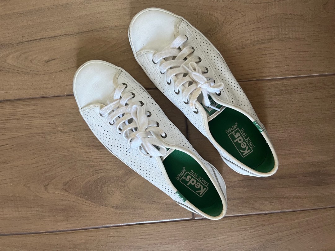 Keds kickstart perforated leather sneakers deals