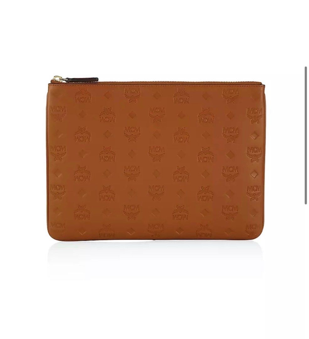 Klara Monogram Leather Crossbody Bag MCM