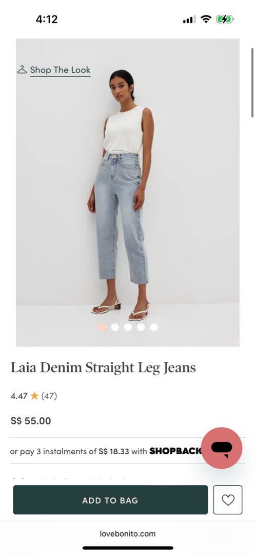 Laia Denim Straight Leg Jeans