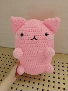 Large Cat Plushie Crochet