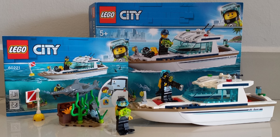 Lego City Diving Yacht 60221 Hobbies Toys Toys Games on