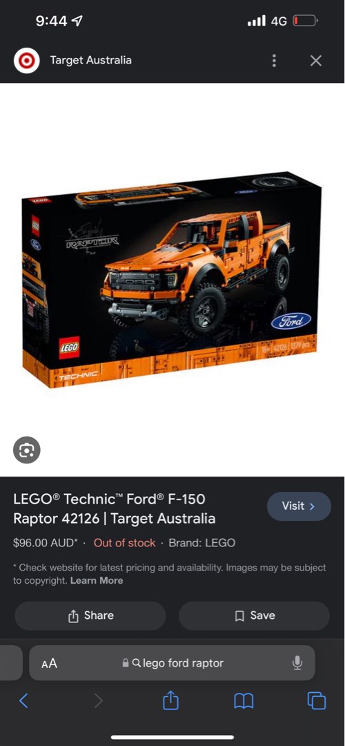 Lego Technic Ford F-150 Raptor(Dead Stock), Hobbies & Toys, Toys ...