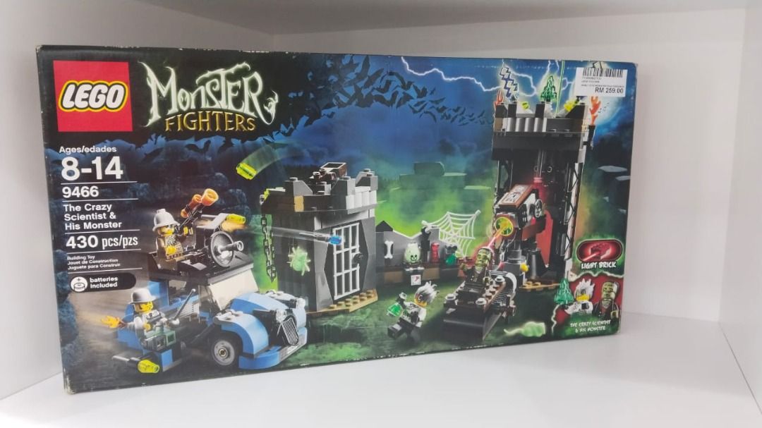 Lego monster fighters crazy scientist outlet