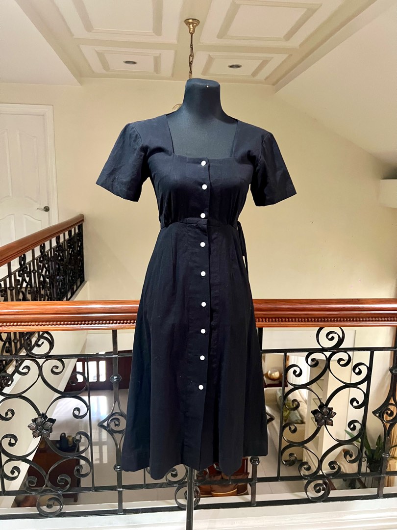 Sleeveless Fitted Long Dress Black
