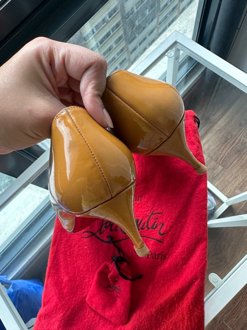 LOUBOUTINS KITTEN HEEL SIZE 37 (Category: Sneakers & Footwear) located in Taguig. Submitted by luxuryfindsforless (Listing ID 1267100250, Image 2). Description: Comes with dust bags & extra heel Still in very good condition .