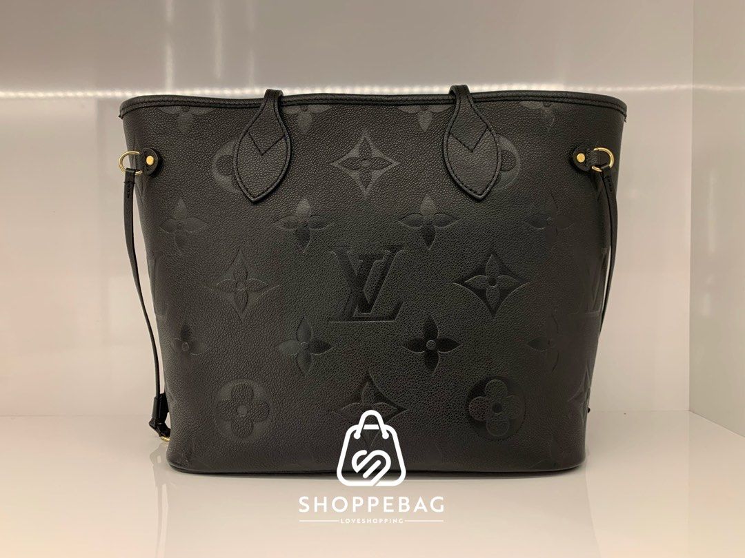 Louis Vuitton LV Neverfull MM Tote Bag in Black Empreinte Leather, Luxury,  Bags u0026 Wallets on Carousell