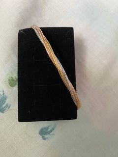 18K GOLD Bracelet tri-color