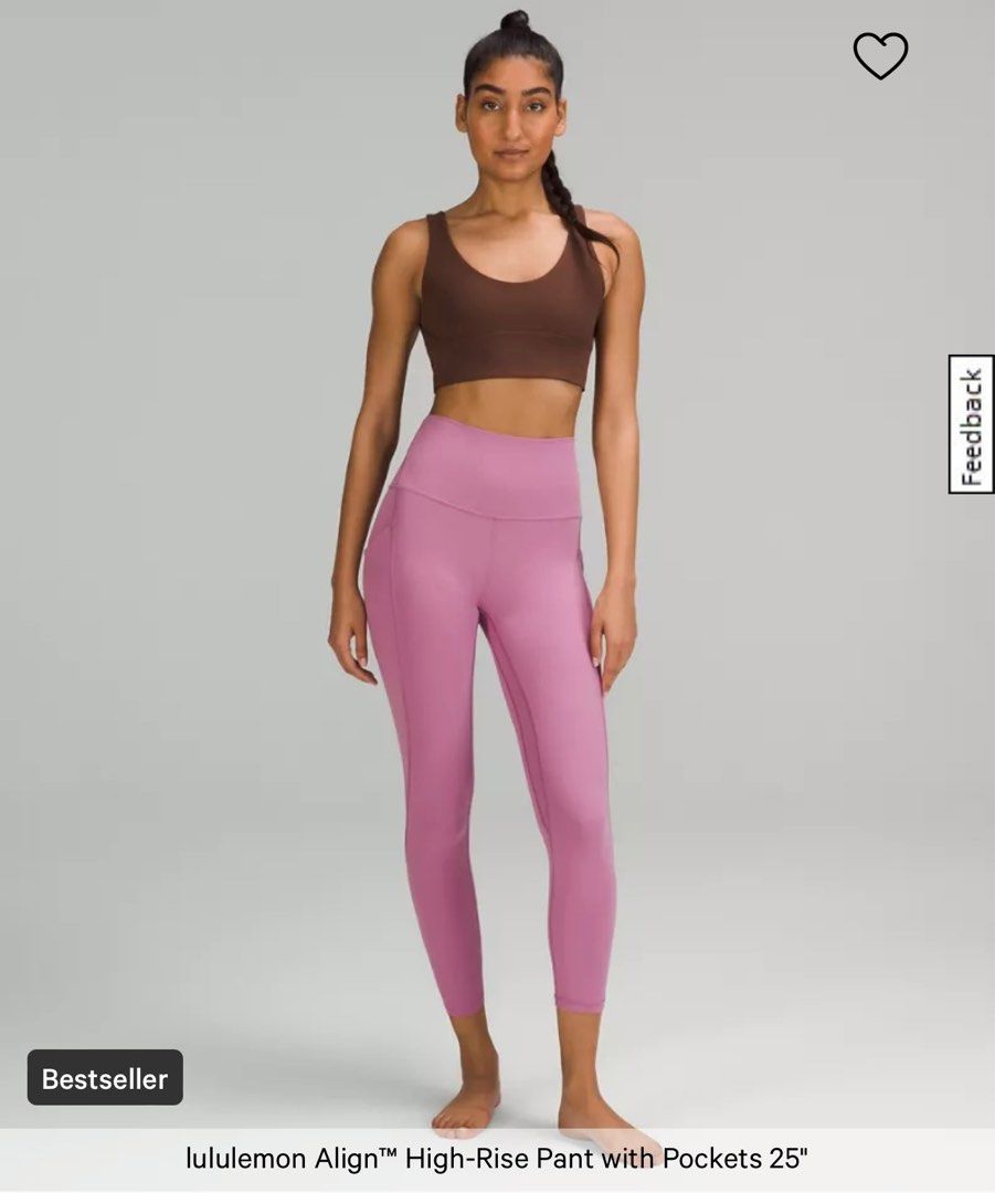 Lululemon Align 25 with pockets size 6, Women's Fashion, Activewear on  Carousell