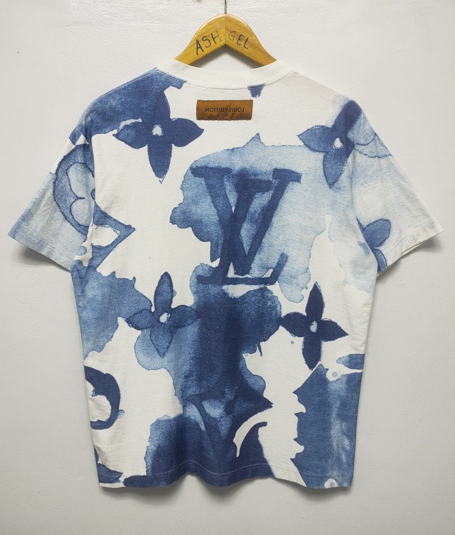 Louis Vuitton Watercolor Giant Monogram Sweatshirt White
