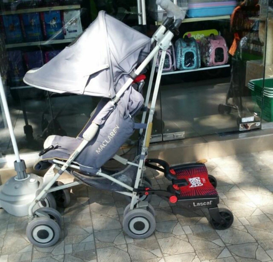 Buggy board clearance for maclaren