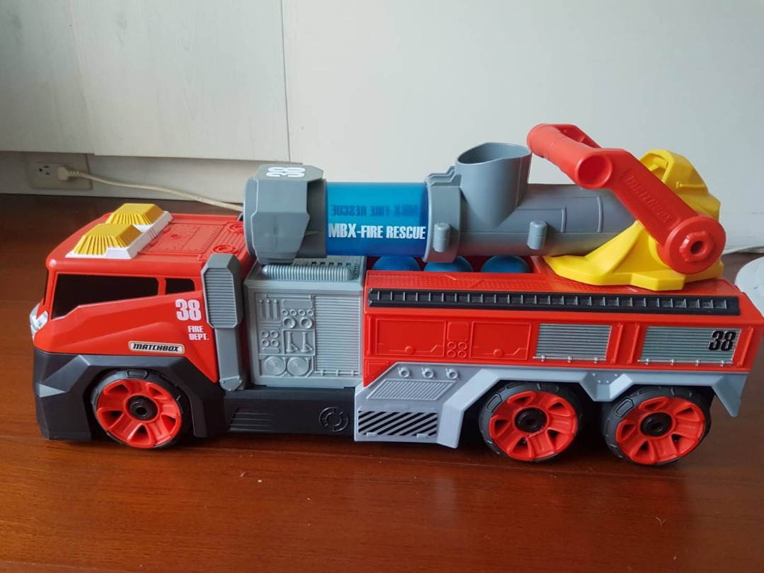 Matchbox super blast fire truck hot sale