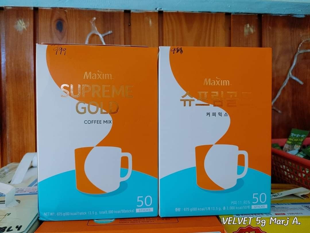 Maxim supreme gold coffee mix, Food & Drinks, Beverages on Carousell
