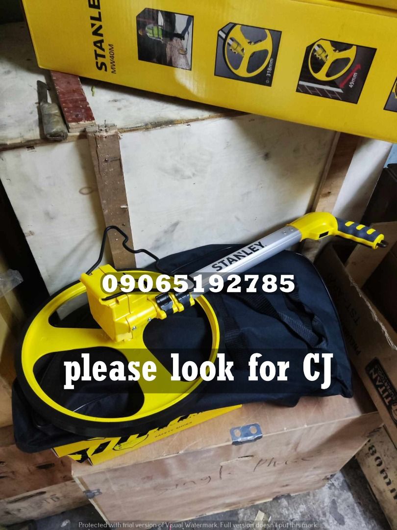 measuring wheel (Category: Construction Tools & Equipment) located in Makati City. Submitted by claire_joy (Listing ID 1267035627, Image 2). Description: CONTACT DETAILS: 📌0-9-0-6-5-1-9-2-7-8-5 please look for CJ. 🧭LOCATION: 📍Manila Mayhaligue St. Abad Santos Manila 📍Cavite Centennial Rd Kawit Cavite note: price may change without prior notice..