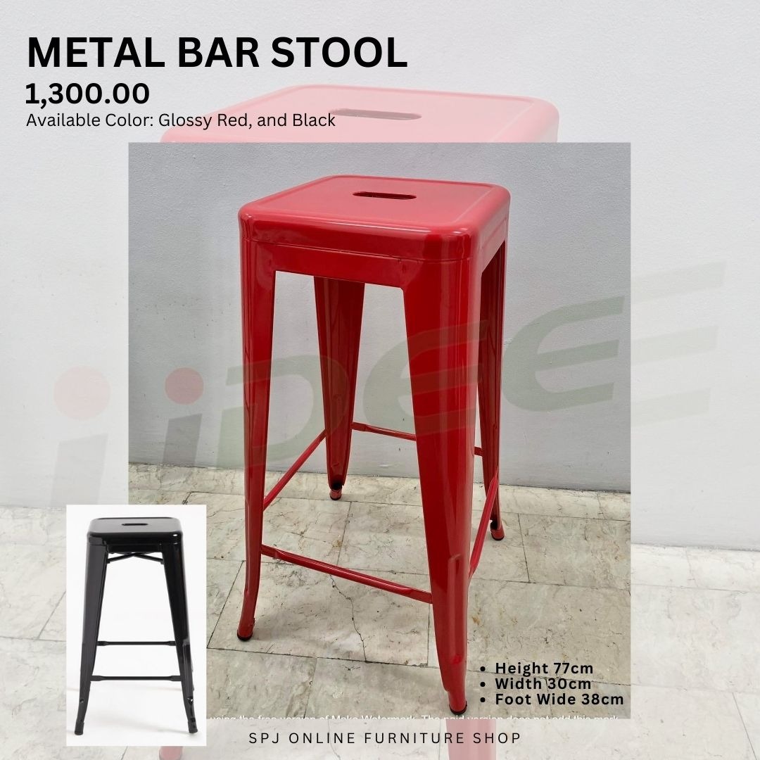 METAL BAR STOOL / METAL COUNTER BAR STOOL, Furniture & Home Living
