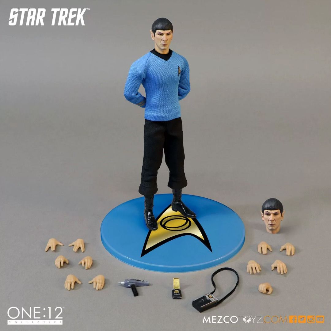 Mezco Toyz Star Trek Spock 1 12 Collective Action Figure Hobbies