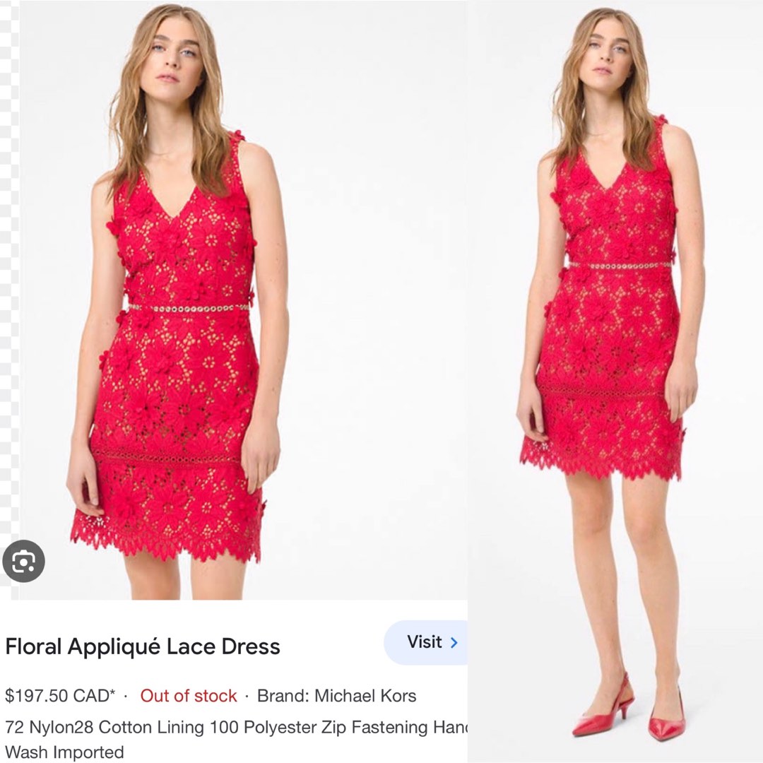 Michael kors lace dress Women s Fashion Dresses Sets Dresses