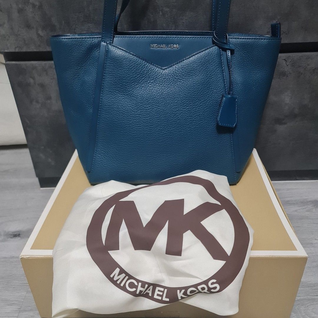 Mk tote bag blue top
