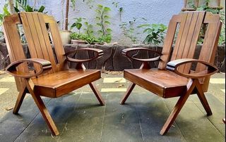 Mid Century Modern Ambassador Chairs (pair)