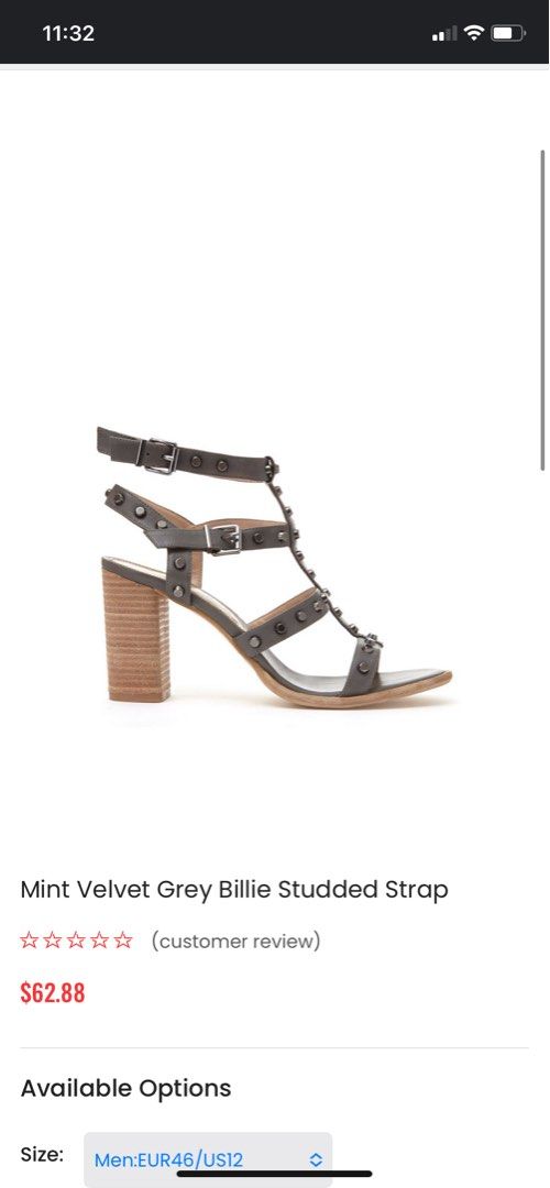 Mint velvet grey discount sandals