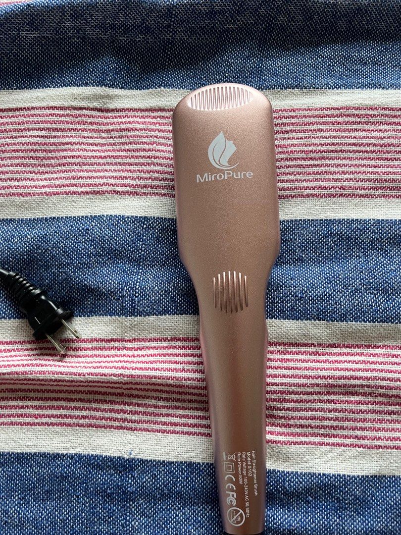 MiroPure Straight Brush Hair Iron Beauty Personal Care Hair on