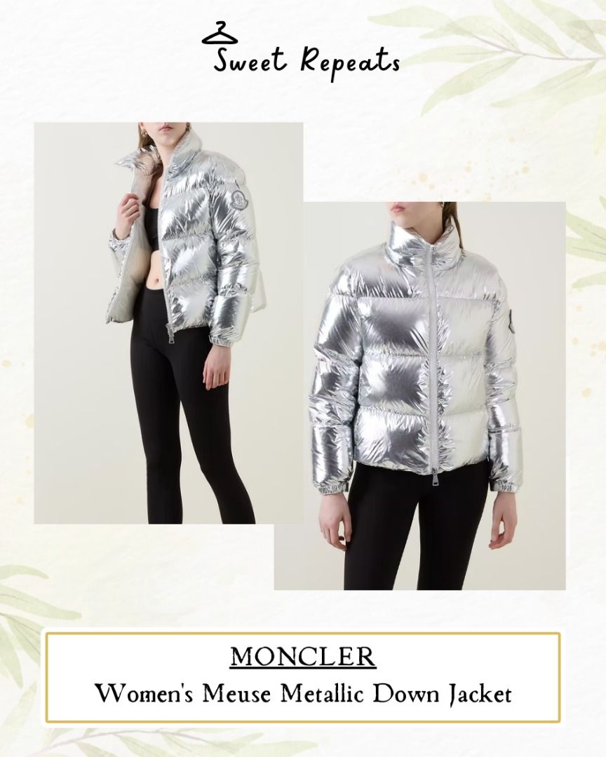 Moncler metallic jacket store