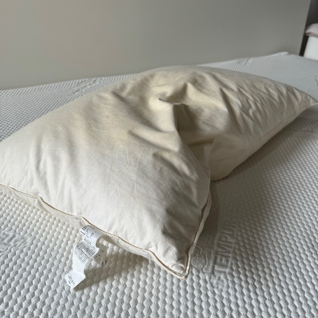 Muji feather pillow, Furniture & Home Living, Bedding & Towels on Carousell