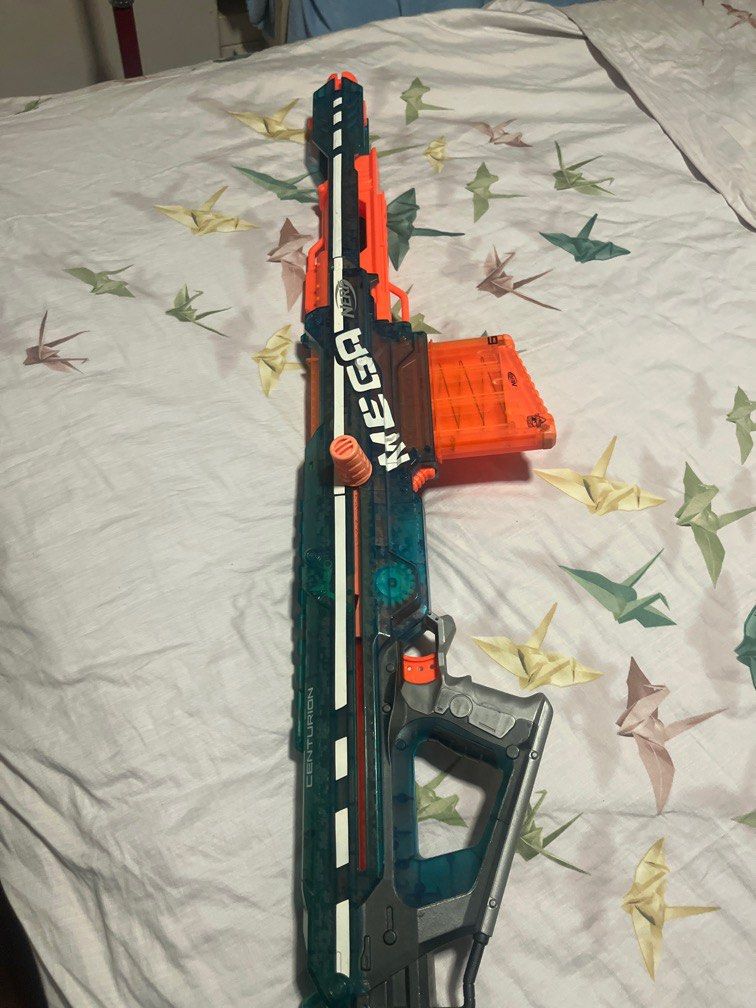 Nerf Mega Centurion sniper ,with barrel n scope for sale, Hobbies & Toys,  Toys & Games on Carousell