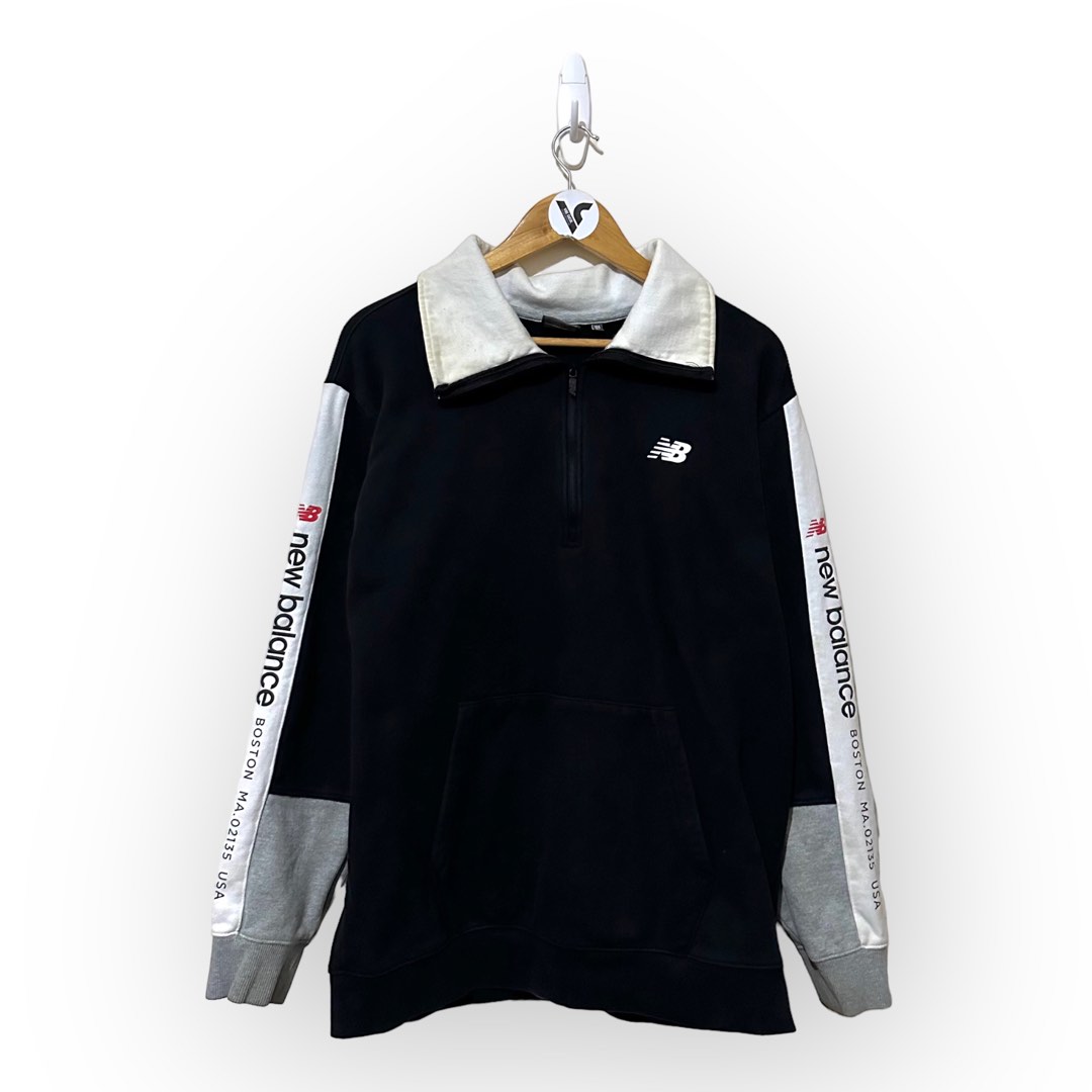 New Balance Quarter Zip Sweater, Men's Fashion, Tops & Sets, Hoodies on