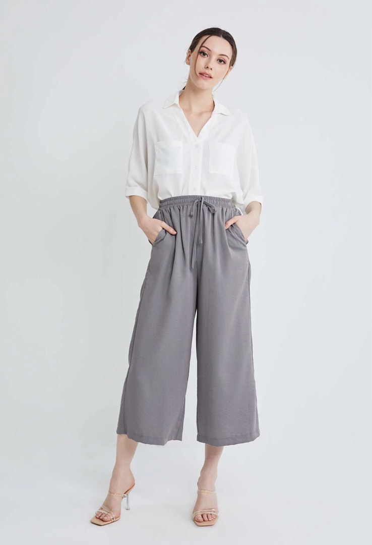 Nichii Palazzo Culottes Pants, Women's Fashion, Bottoms, Other Bottoms