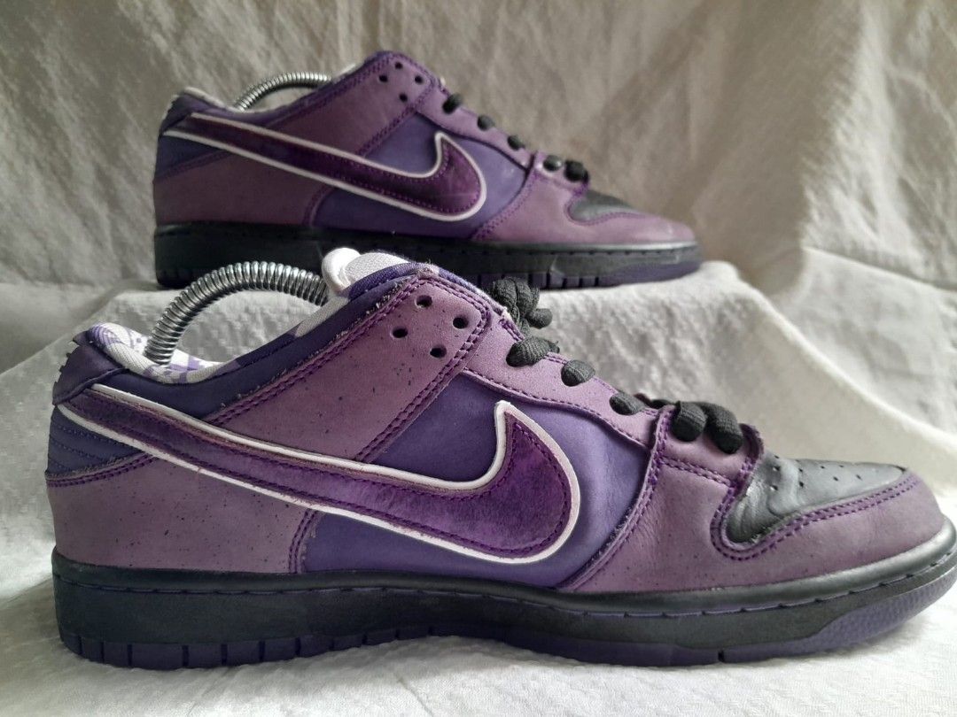 size 43) (insole 275) (RARE) Nike SB Dunk Low Concepts Purple ...