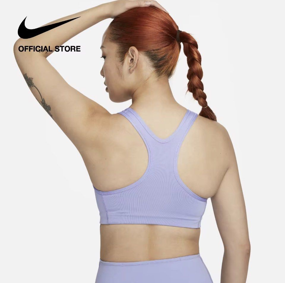 Nike sports bra lavender (Category: Activewear) located in Antipolo. Submitted by straub (Listing ID 1267114102, Image 2). Description: Lavender medium support sports bra with removable pads in XS Brand new with tags and plastic Never tried on Rfs: wrong size.