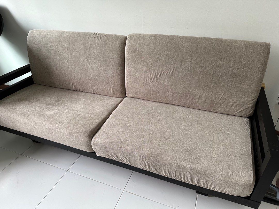 Nova Wooden Sofa Solid Wood Firm Seat