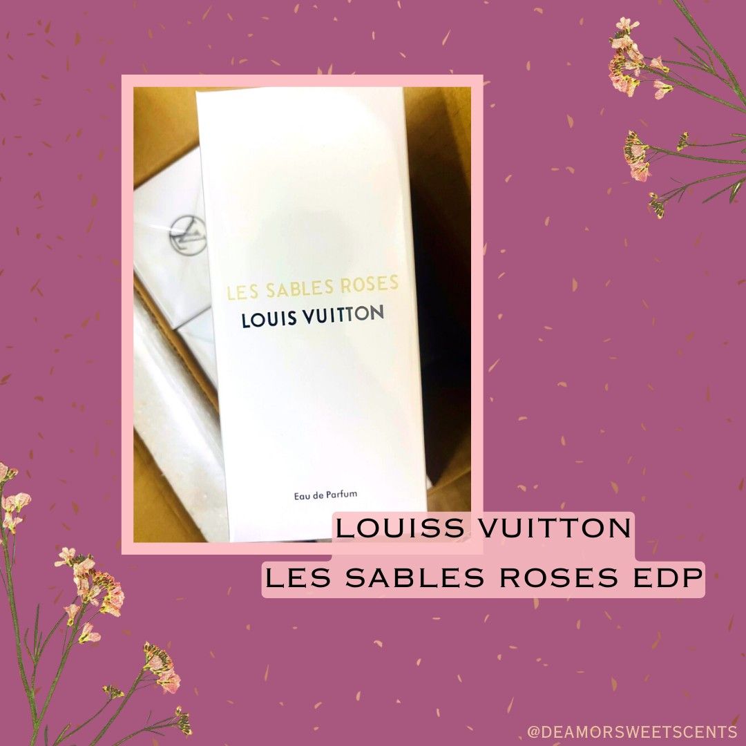 Louis Vuitton Les Sables Roses 100ML, Beauty & Personal Care, Fragrance &  Deodorants on Carousell