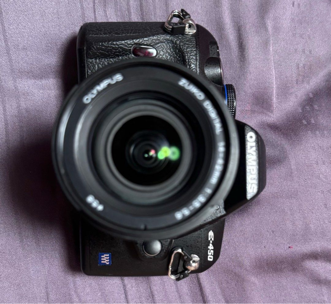 Olympus E 450 DSLR camera with lens, Photography, Cameras on Carousell