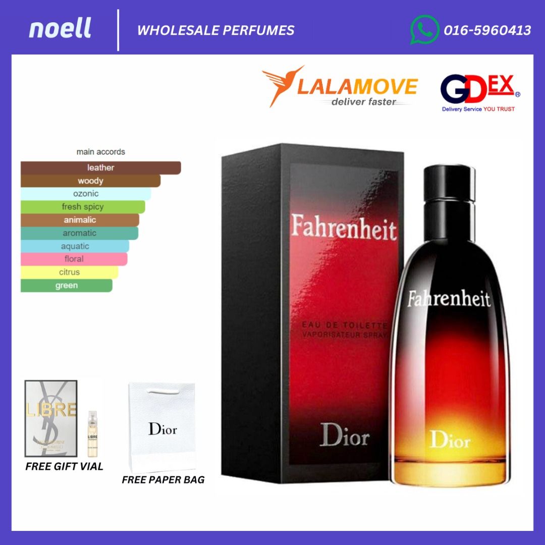 Dior fahrenheit eau de parfum 100ml sales