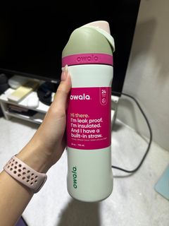 Owala Free Sip 24oz Stainless Steel Water Bottle - Pink Taupe : Target