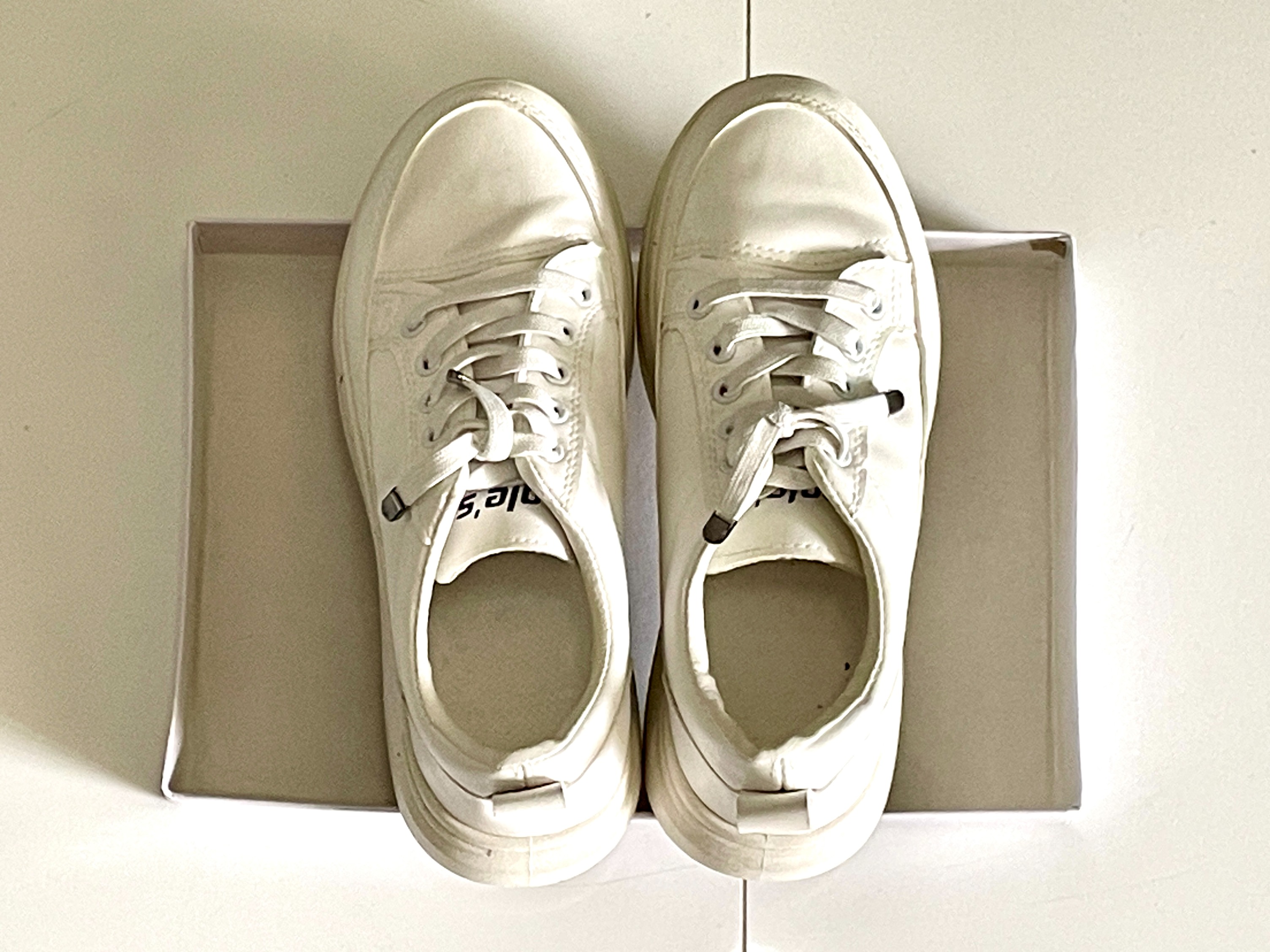 White platform new arrivals sneakers
