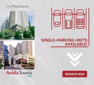Parking Only For Sale at BGC AVIDA Verte and Montane near UP TOWN MALL TAGUIG