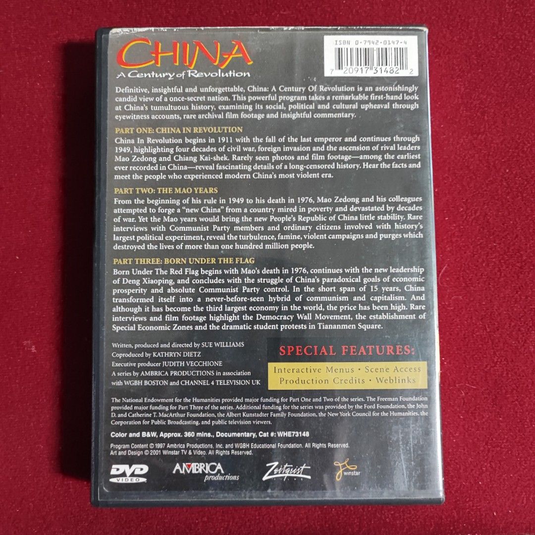 (未使用･未開封品)China: A Century of Revolution [DVD] Amazon.com: China - A Century of Revolution [DVD] : China