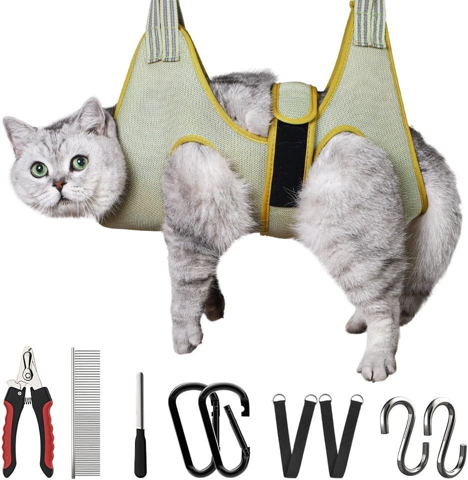 Cat grooming sling cheap