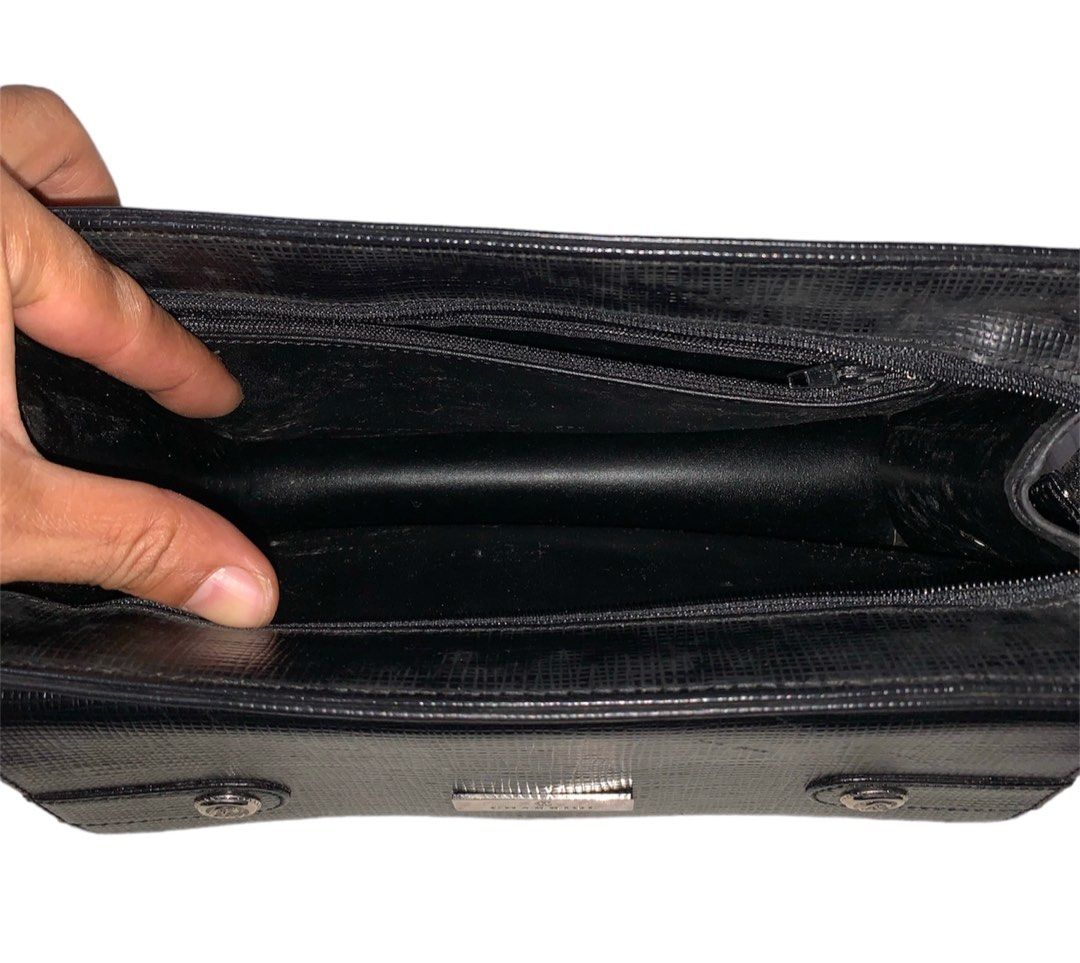 Phillippe Charriol Clutch Bag (Category: Luxury Bags & Wallets) located in Binan City. Submitted by disqualified_but_undefeated (Listing ID 1267168040, Image 3). Description: Phillipe Charriol Clutch Bag Vintage In Good Condition Width - 10 inches Height - 7 Inches Depth - 2 inches.