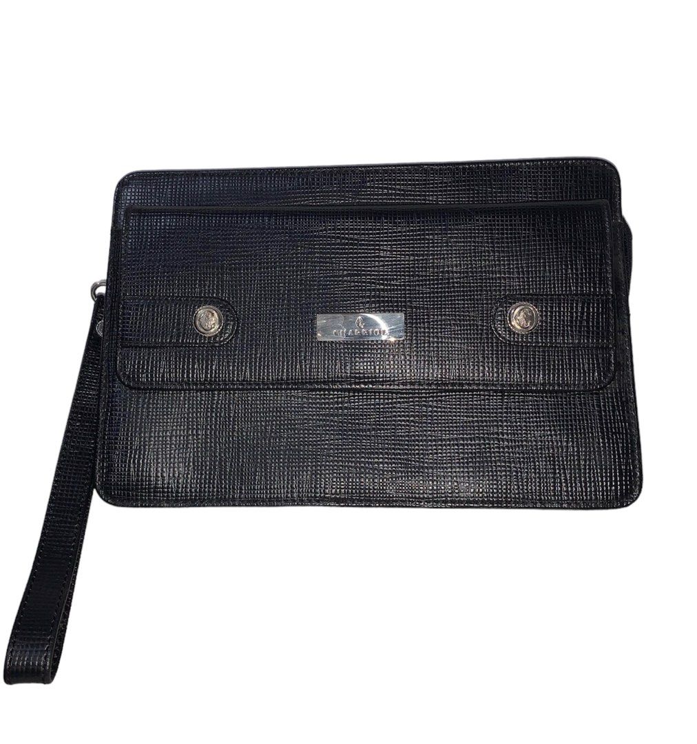 Phillippe Charriol Clutch Bag (Category: Luxury Bags & Wallets) located in Binan City. Submitted by disqualified_but_undefeated (Listing ID 1267168040, Image 1). Description: Phillipe Charriol Clutch Bag Vintage In Good Condition Width - 10 inches Height - 7 Inches Depth - 2 inches.