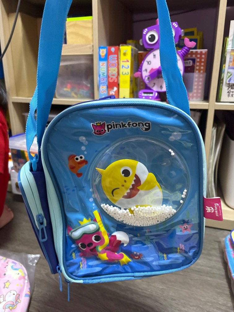 Pink fong sling bag, Babies & Kids, Babies & Kids Fashion on Carousell